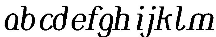 MonolithRoman RegularItalic FONT