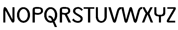 MonolithSans Regular Font UPPERCASE