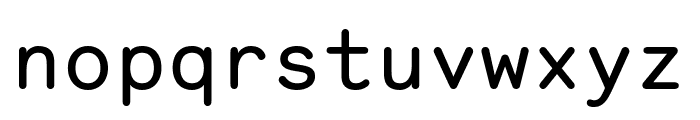 Monosten Font LOWERCASE