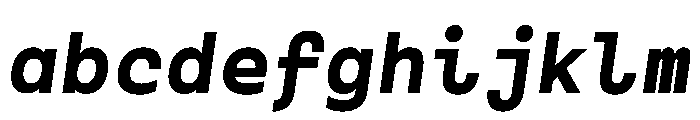 Monotonous BlackItalic FONT