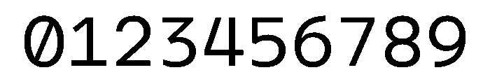Monotonous Font OTHER CHARS
