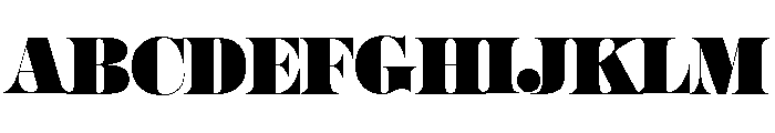 Montage Montage Regular Font UPPERCASE