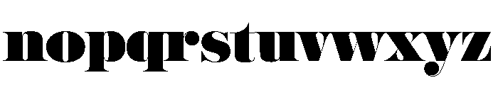 Montage Montage Regular Font LOWERCASE