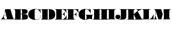 Montage Montage Wide Font UPPERCASE