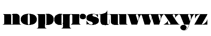Montage Montage Wide Font LOWERCASE