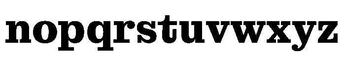 MontaguSlab Bold Instance Font LOWERCASE