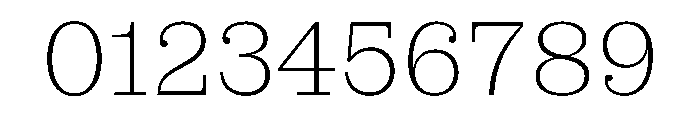 MontaguSlab ExtraLight Instance Font OTHER CHARS