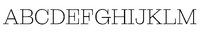 MontaguSlab ExtraLight Instance Font UPPERCASE
