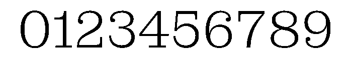 MontaguSlab Light Instance Font OTHER CHARS