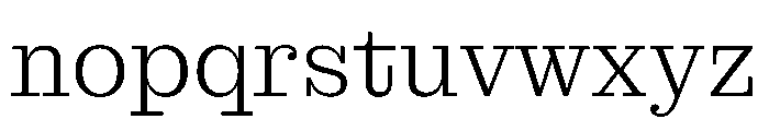 MontaguSlab Light Instance Font LOWERCASE