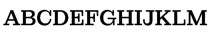 MontaguSlab Medium Instance Font UPPERCASE