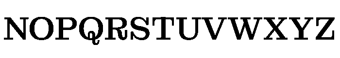 MontaguSlab Medium Instance Font UPPERCASE