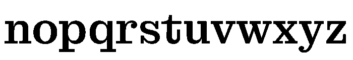 MontaguSlab Medium Instance Font LOWERCASE