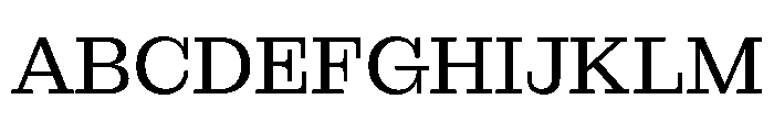 MontaguSlab Regular Instance Font UPPERCASE