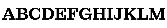 MontaguSlab SemiBold Instance Font UPPERCASE