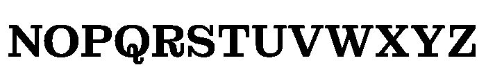 MontaguSlab SemiBold Instance Font UPPERCASE