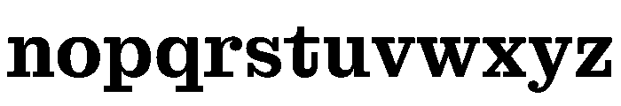 MontaguSlab SemiBold Instance Font LOWERCASE