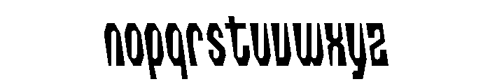 Monter Left Font LOWERCASE