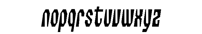 Monter Right Instance Font LOWERCASE
