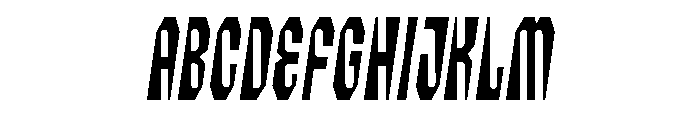 Monter Right Font UPPERCASE