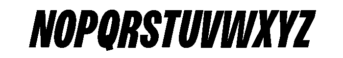 Monument Black Condensed 2 Font UPPERCASE