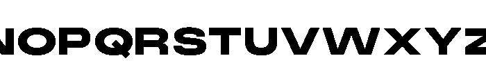 Monument Black Extended Font UPPERCASE