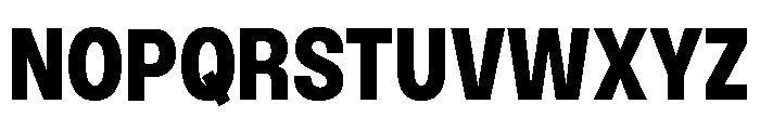 Monument Black Narrow Extended 2 Font UPPERCASE