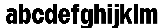 Monument Black Narrow Extended 2 FONT