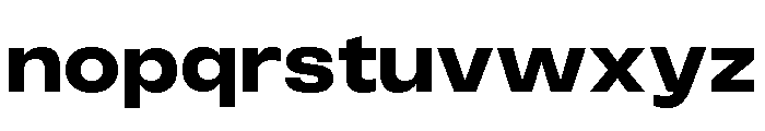 Monument Black Wide Extended 2 Font LOWERCASE