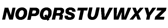 Monument Black Font UPPERCASE