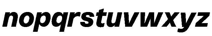 Monument Black Font LOWERCASE