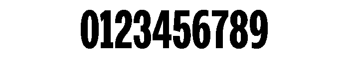 Monument Bold Condensed Extended 2 Font OTHER CHARS