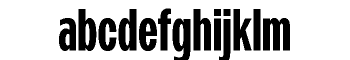 Monument Bold Condensed Extended 2 FONT