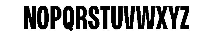 Monument Bold Condensed Extended Font UPPERCASE