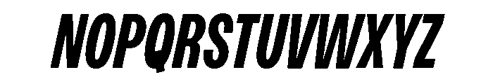 Monument Bold Condensed Font UPPERCASE