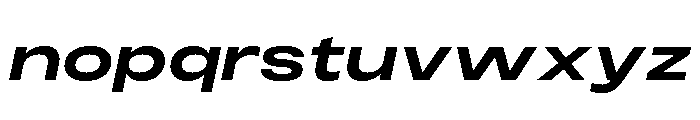 Monument Bold Extended 2 Alt2 Font LOWERCASE