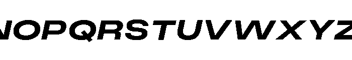 Monument Bold Extended 3 Font UPPERCASE