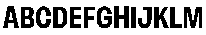 Monument Bold Narrow Extended 2 Font UPPERCASE