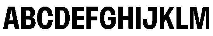 Monument Bold Narrow Extended Font UPPERCASE