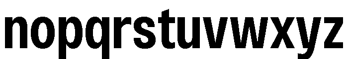 Monument Bold Narrow Extended Font LOWERCASE