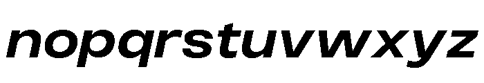 Monument Bold Wide 2 Font LOWERCASE