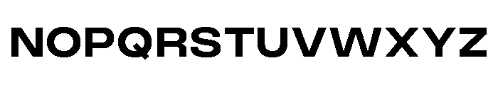 Monument Bold Wide Extended 2 Font UPPERCASE