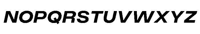 Monument Bold Wide Font UPPERCASE