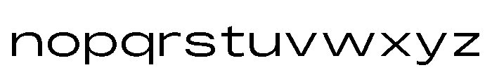Monument Book Extended Font LOWERCASE