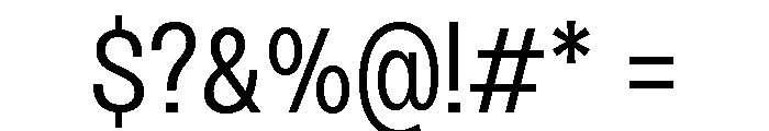 Monument Book Narrow Extended Font OTHER CHARS