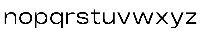 Monument Book Wide Extended 2 Font LOWERCASE