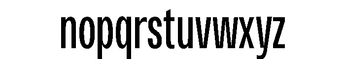 Monument Condensed Extended 2 Font LOWERCASE