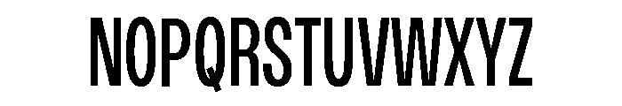 Monument Condensed Extended Font UPPERCASE