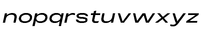 Monument Extended 2 Alt2 Font LOWERCASE