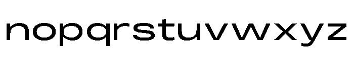 Monument Extended 2 Font LOWERCASE